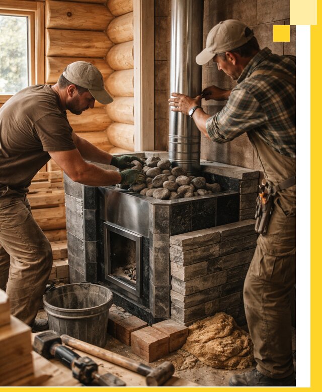 Строительство и отделка русских бань под ключ в Ульяновске