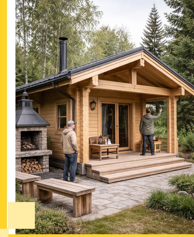 Деревянные бани под ключ в Ульяновске от 462825 р. | ЭриданУлн