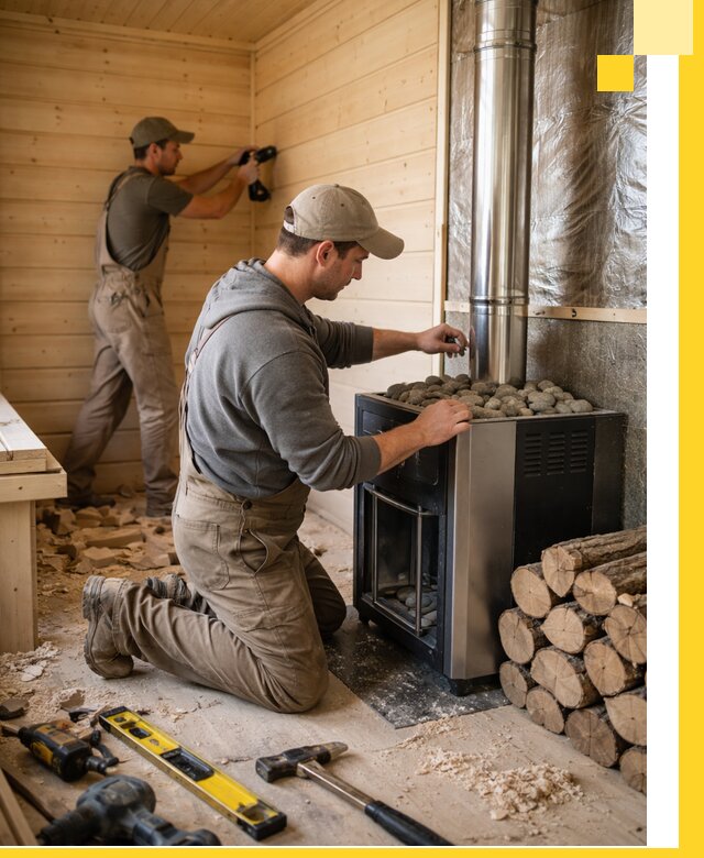 Строительство деревянных бань под ключ в Ульяновске проекты и монтаж