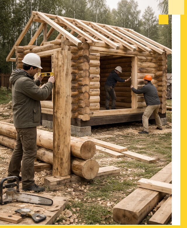 Строительство бань для дачи под ключ в Ульяновске с доставкой и монтажом