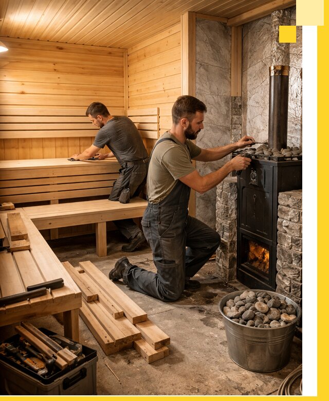 Дизайн и строительство интерьеров бань под ключ в Ульяновске