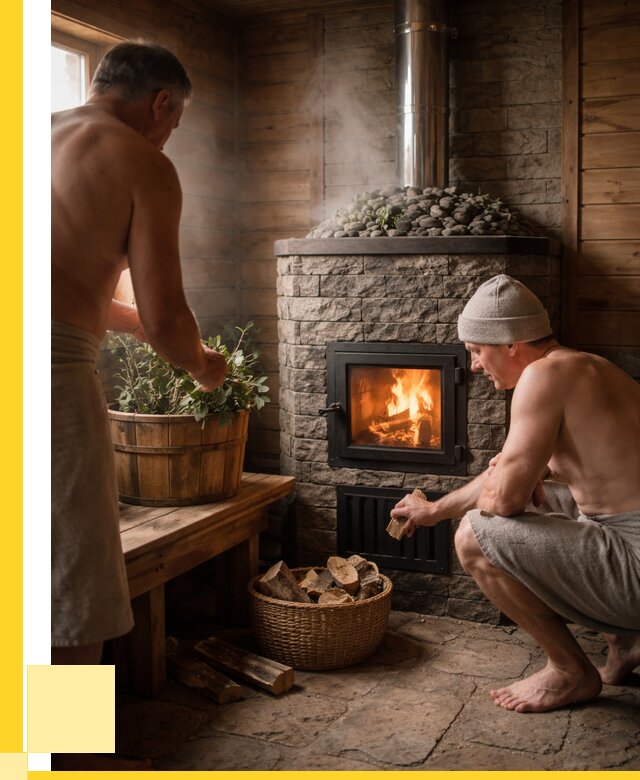 Банные печи под ключ в Ульяновске от 46283 р. | ЭриданУлн кирпичная