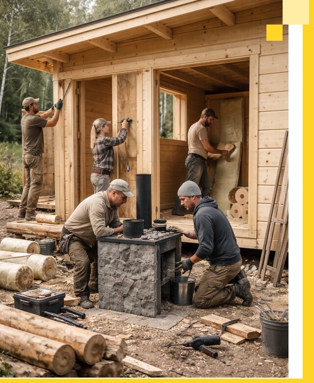 Купить баню под ключ в Ульяновске строительство монтаж отделка