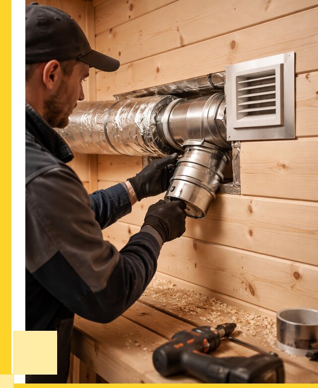 Монтаж вентиляции бани в Ульяновске от 12342 р. | ЭриданУлн