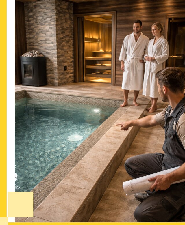 Проект бани с бассейном под ключ в Ульяновске от 66853 р. | ЭриданУлн