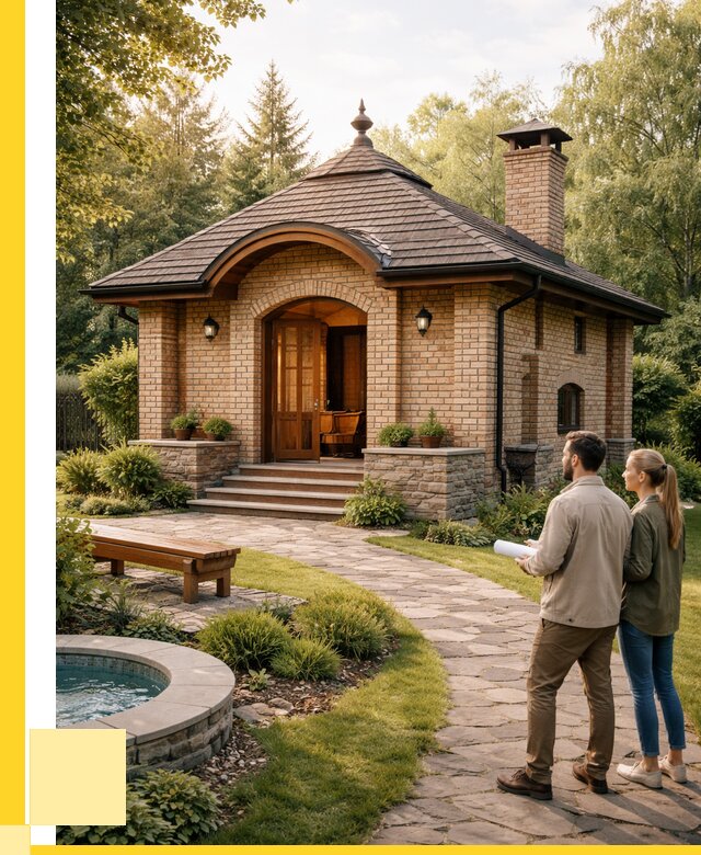 Проект кирпичной бани в Ульяновске от 30855 р. | ЭриданУлн