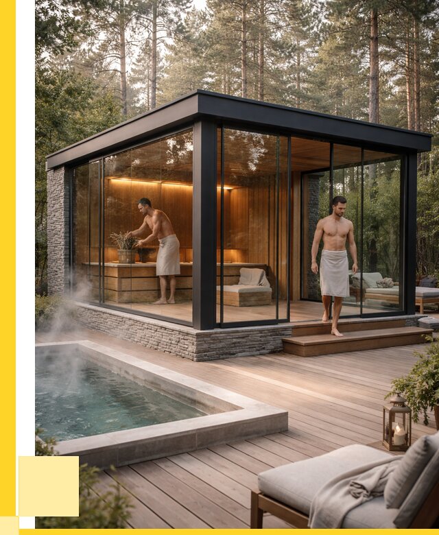 Стеклянные бани и двери в Ульяновске от 462825 р. | ЭриданУлн