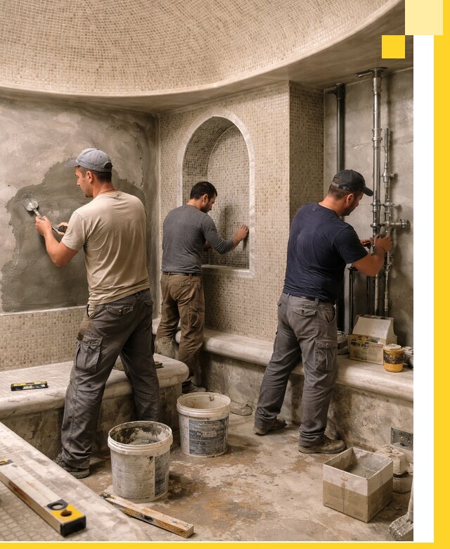 Профессиональный монтаж хамамов под ключ в Ульяновске с гарантией