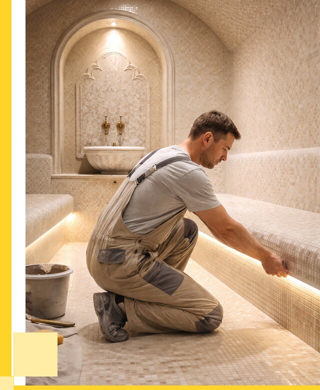 Отделка хамамов под ключ в Ульяновске от 5657 р. | ЭриданУлн