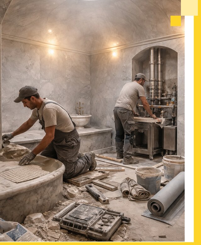 Строительство турецких бань хаммам под ключ в Ульяновске