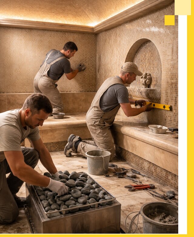 Проектирование и строительство хамама и сауны в Ульяновске