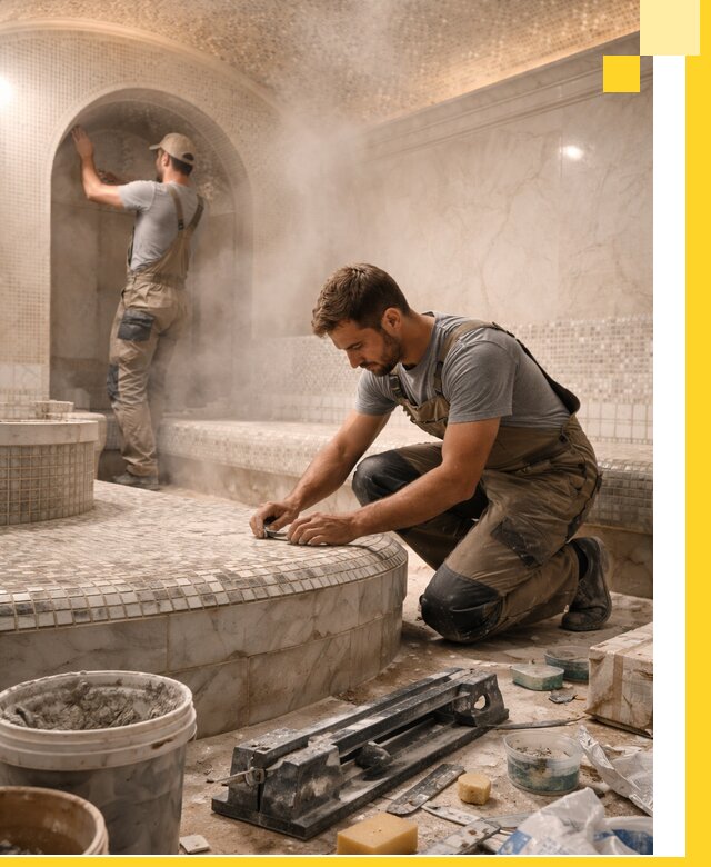 Профессиональный дизайн хамама и SPA под ключ в Ульяновске