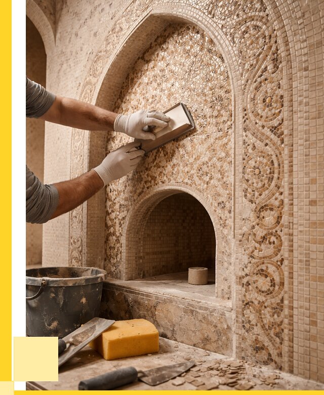 Мозаика для хамама в Ульяновске под ключ от 5143 р. | ЭриданУлн