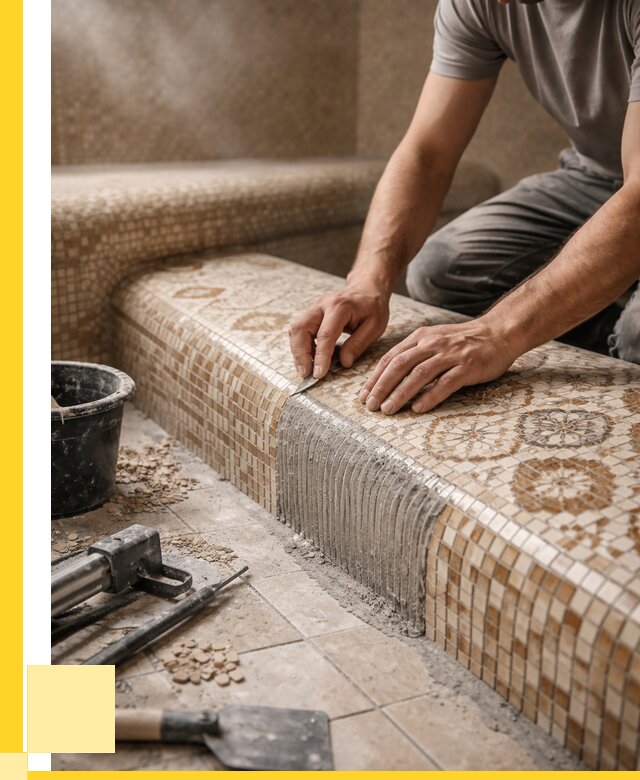 Плитка для хамама под ключ в Ульяновске от 3600 р. | ЭриданУлн