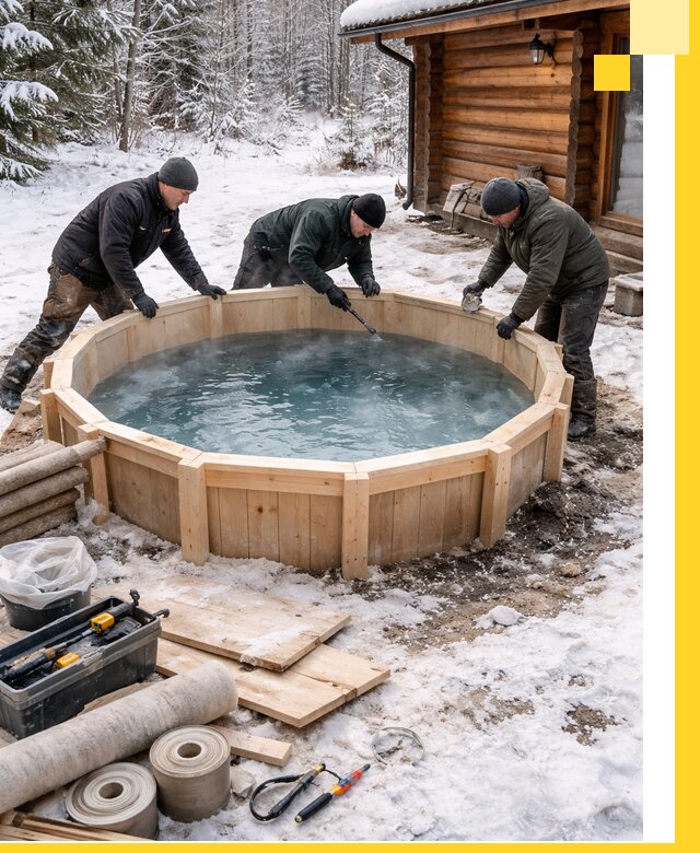 Изготовление и установка ледяных купелей под ключ в Ульяновске