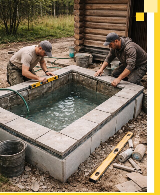 Изготовление и установка холодных купелей под ключ в Ульяновске